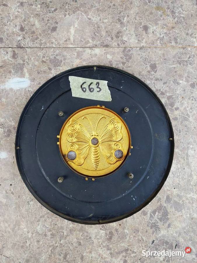663 Tarcza starego zegara ściennego ślązaka 185 Tczew
