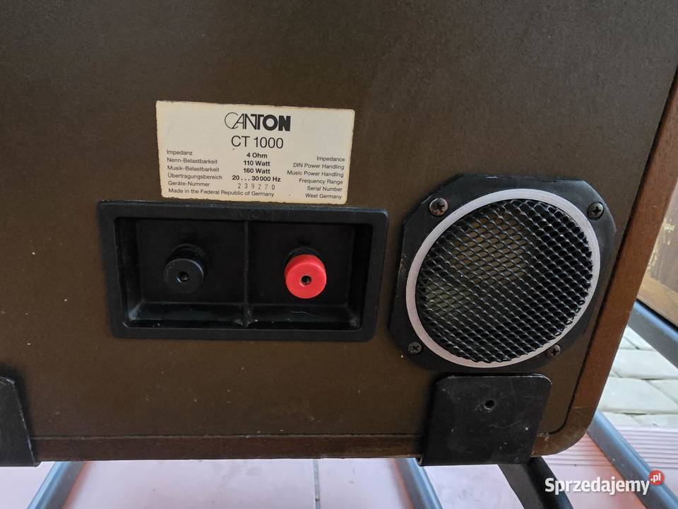 canton ct 1000 vintage duże mocne śląskie Chełm Śląski