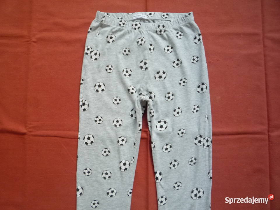 Sinsay 128134 Spodnie piżamy Szare piłka nożna Piżamy i szlafroki