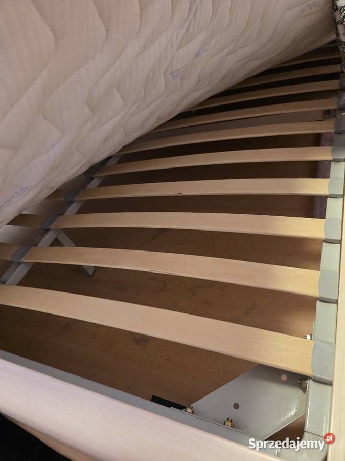 Łóżko sypialniane 160x200 z szafkami i materacem Lublin