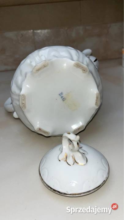Dzbanek Copenhaga Bing Grondahl Sygnatura Porcelana i szkło Gdańsk