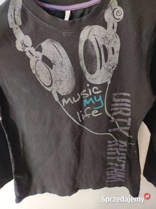 koszulka słuchawki muzyczna bluzka top tshirt