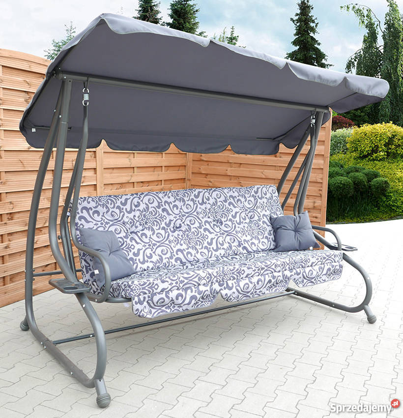 HUŚTAWKA OGRODOWA Pattern trwałe siedzisko wzór 3-4 osobowa Warszawa