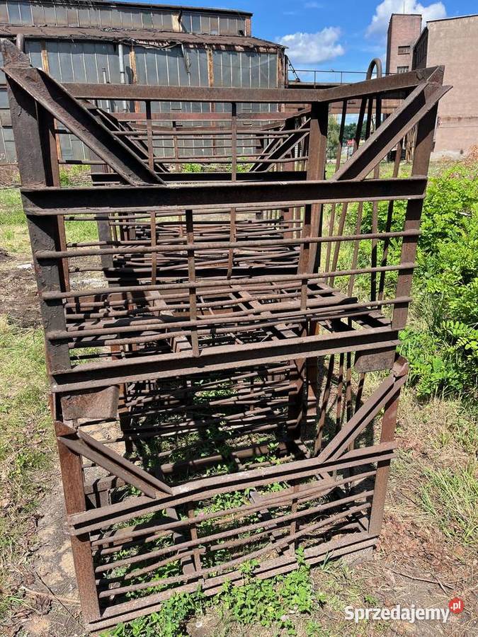 Kosz prętowy stalowy 120x80x100 pręt min fi16mm Nowa Sól