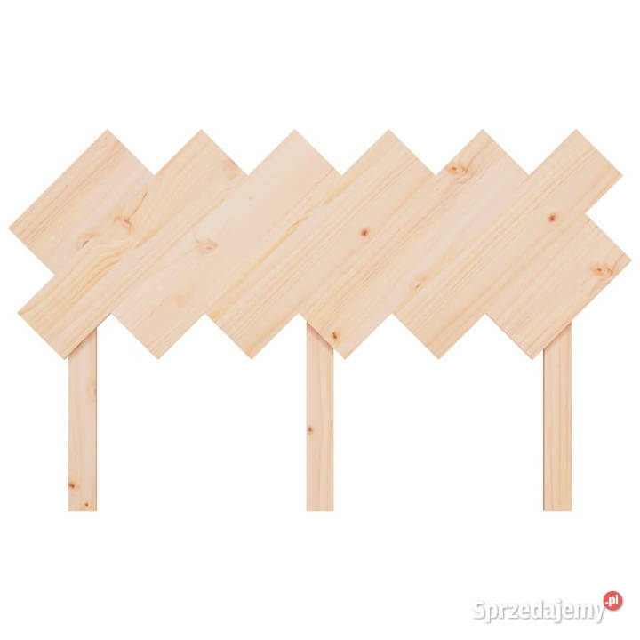 Wezgłowie łóżka 132x3x81 lite drewno sosnowe Warszawa