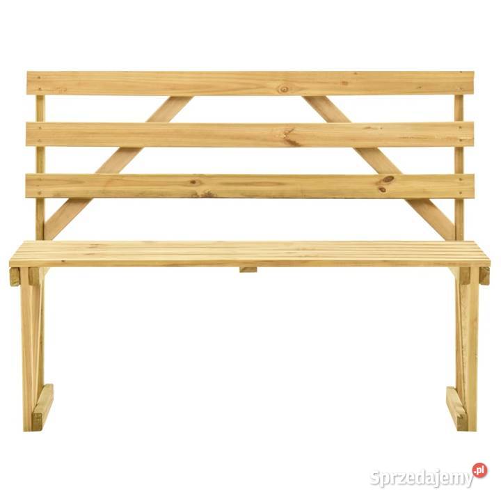 vidaXL Ławka ogrodowa 120 impregnowane drewno Warszawa sprzedam