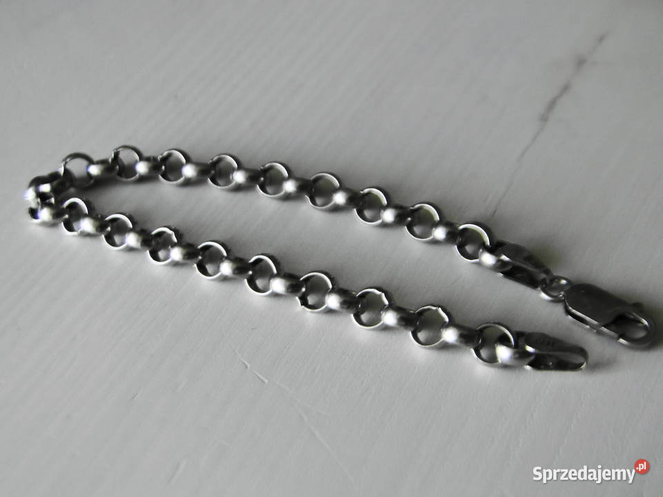 Solidna bransoletka srebro 925 srebro Bransoletki Warszawa