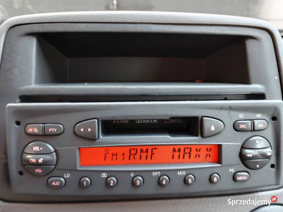 Radio Blaupunkt Fiat z kodem orgin Sprzęt audio fabryczny Kamienna Góra