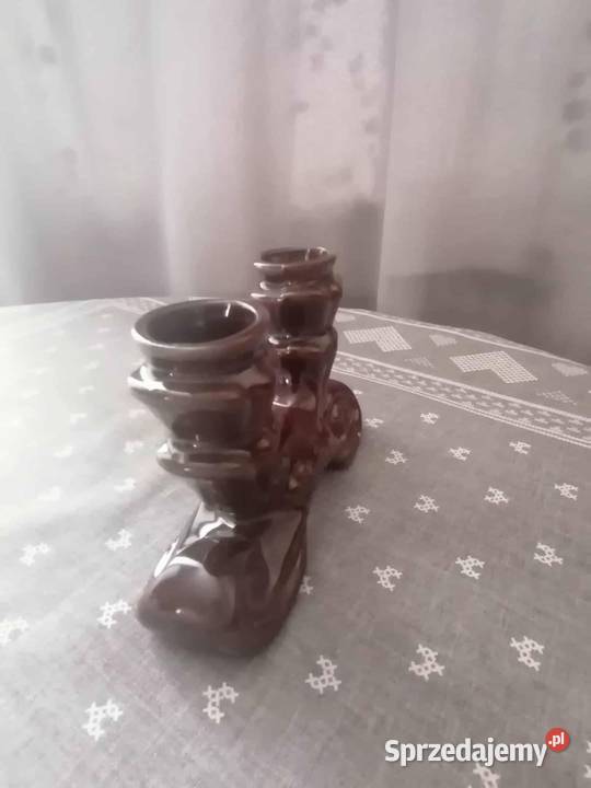 Świecznik dwuramienny PRL Wałbrzych sprzedam