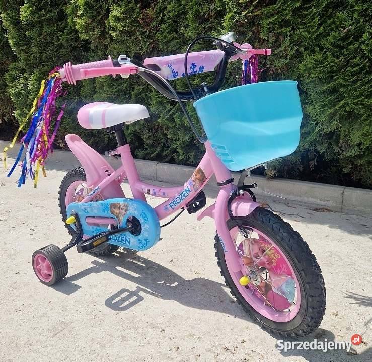 Rowerek 12 elza różowy fioletowy Rowerki Szczecin