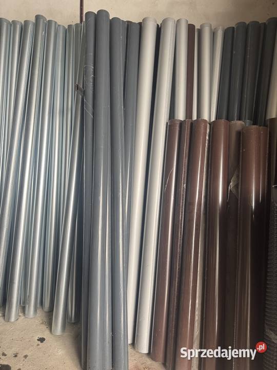 Rynna 150 mm z blachy powlekanej RAL 7016 połysk Rynny i spusty Oleśnica