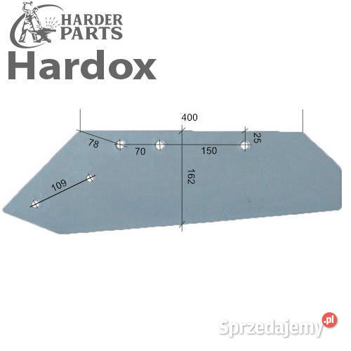 Lemiesz 300ha HARDOX 925260231L części do pługa Suwałki