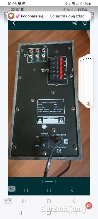 Subwoofer Malinowo sprzedam