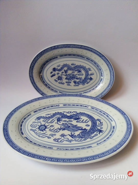 chińska porcelana ryżowa vintage talerze Serwisy śląskie Częstochowa