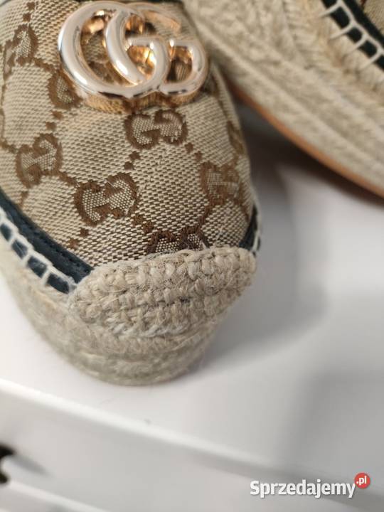 Gucci espadryle sandały koturny 39 25cm Wrocław