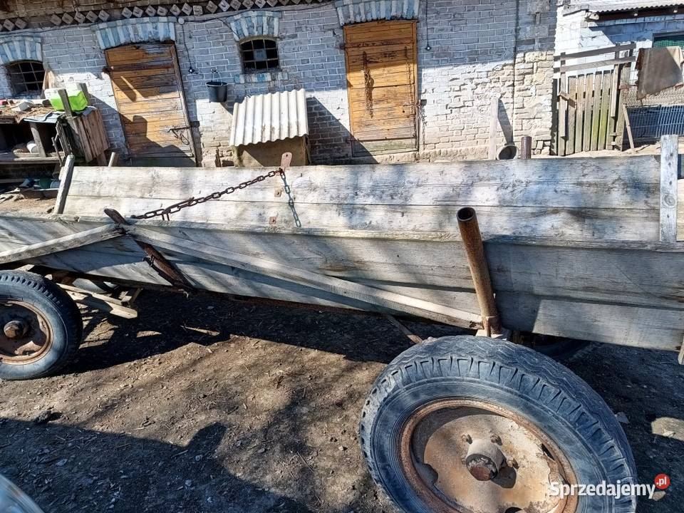 Wóz stalowodrewniany do ciągnika Jelanka sprzedam