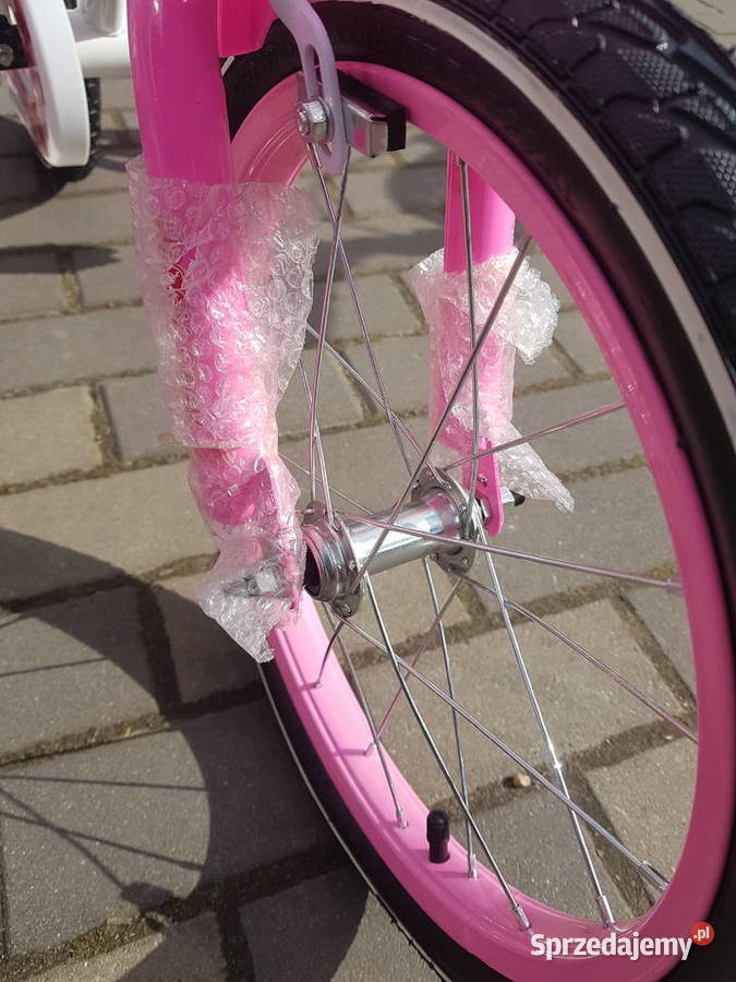 Rower ROWEREK dziecięcy Happy Baby 16 różowy Rowerki Głogowa