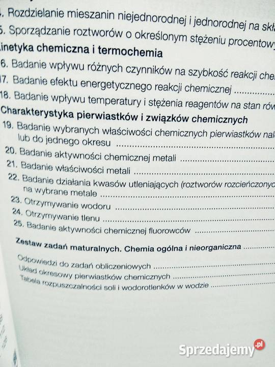 Maturalne karty pracy chemia Warszawa