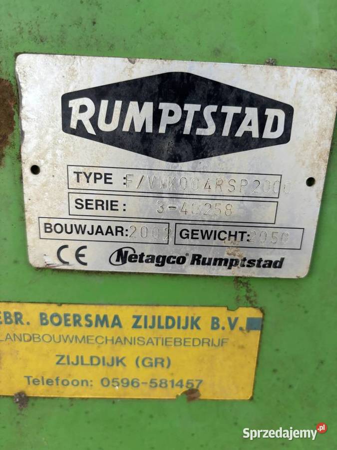 Rumpstad rsp 2000 vario 41 Pruszcz Gdański