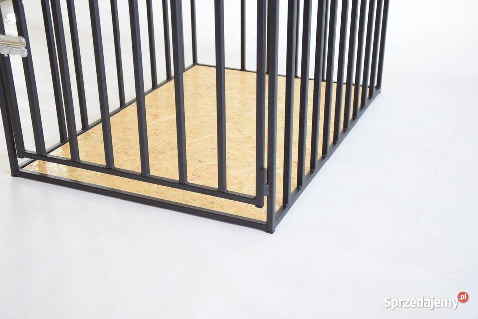 Klatka psa SKŁADANA kennelowa solidna duża kojec Cisownica