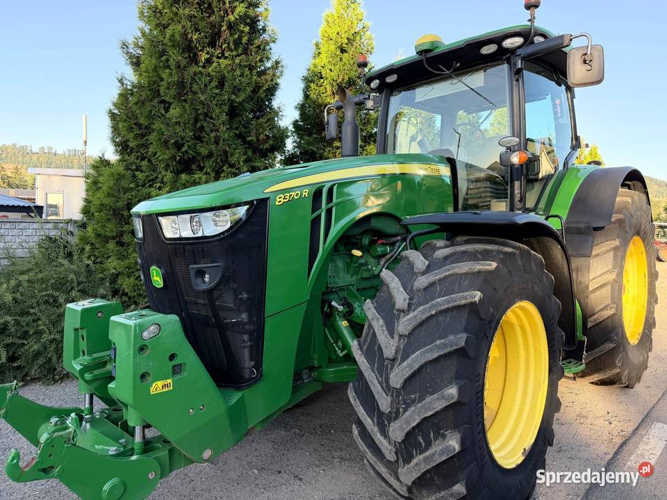 Ciągnik rolniczy John Deere 8370R skrzynia dolnośląskie Nowa Ruda