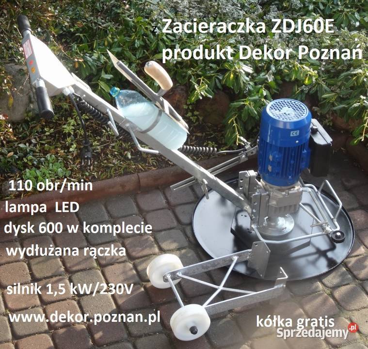 Zacieraczka z wydłużaną odejmowaną rączką wielkopolskie sprzedam