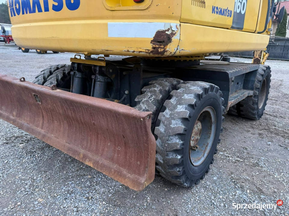 kołowa Komatsu PW1607H Szybko Złącze Sprawna Rok produkcji 2007 świętokrzyskie sprzedam