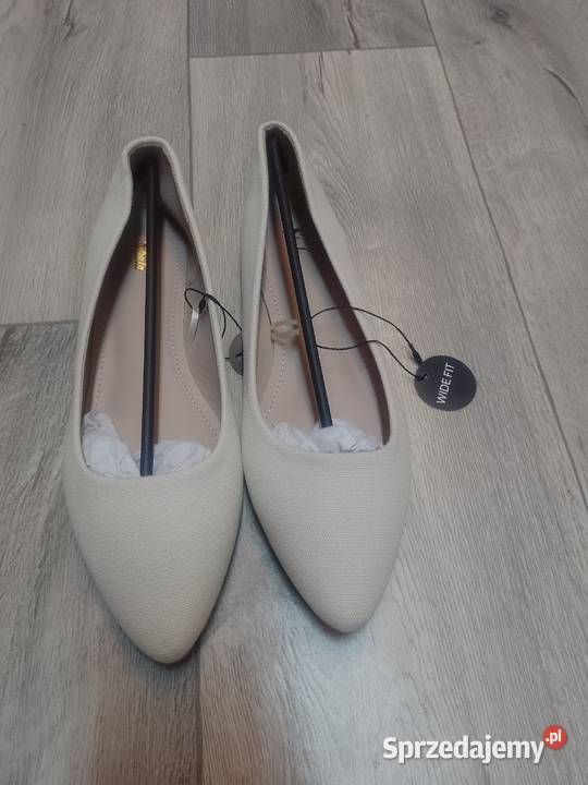 40 Seria WideFit Dzianinowe Baleriny wieczorowe