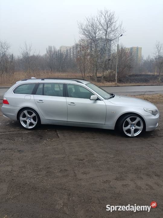 BMW E61 520d super stan zadbane 20 felgi Rok produkcji 2005 Sosnowiec