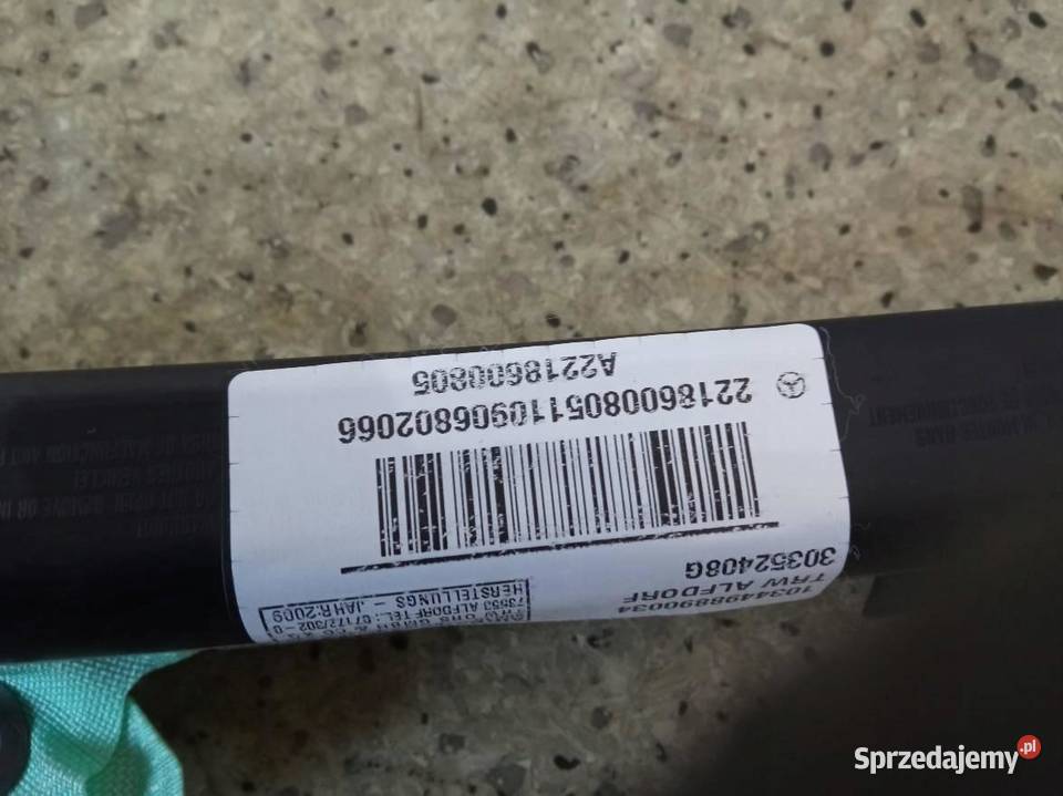 KURTYNA POWIETRZNA AIRBAG PRAWA A2218600805 sprzedam