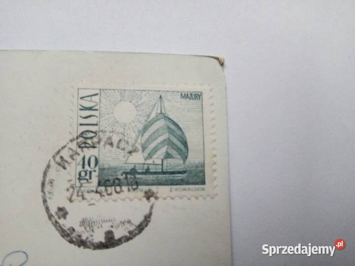 Pocztówka Karkonosze Wielki Staw 1968r Znaczek Pocztówki i karty telefoniczne Dąbrowa Górnicza