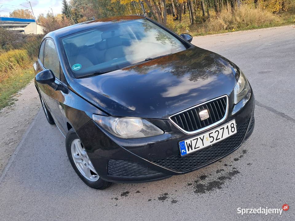 Sprzedam ładnego Seata Ibiza 12 benzyna 2009r 90KM mazowieckie Żyrardów