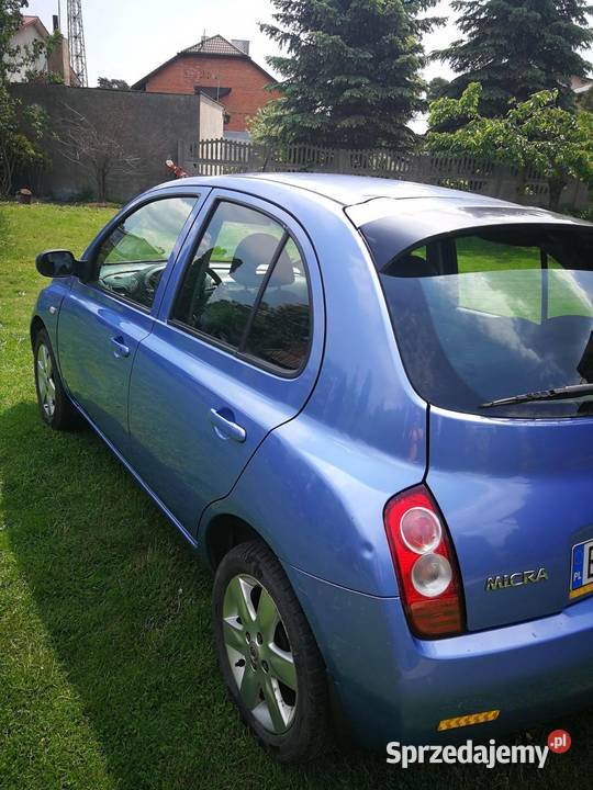 Nissan Mikra k12 Automat z LPG niebieski Tuszyn sprzedam