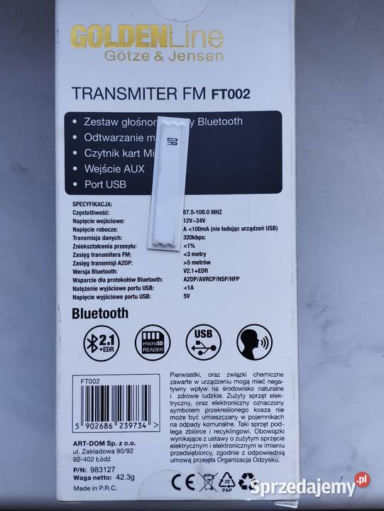Transmiter FM FT002