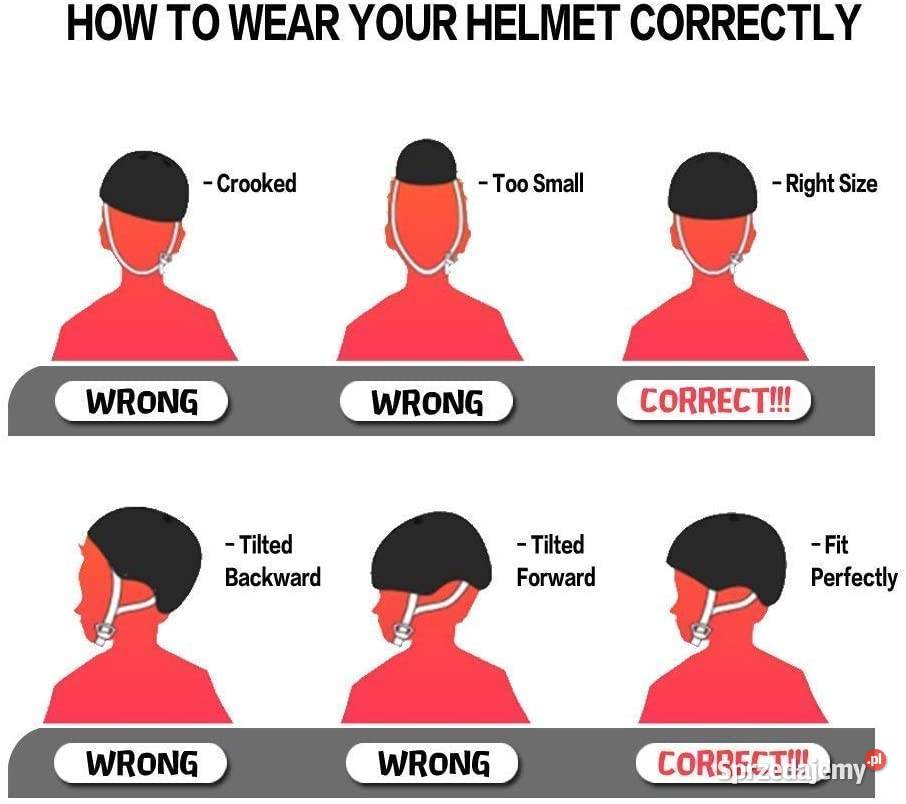 XJD dziecięcy kask na hulajnogę S czarny 4955 Gaszowice