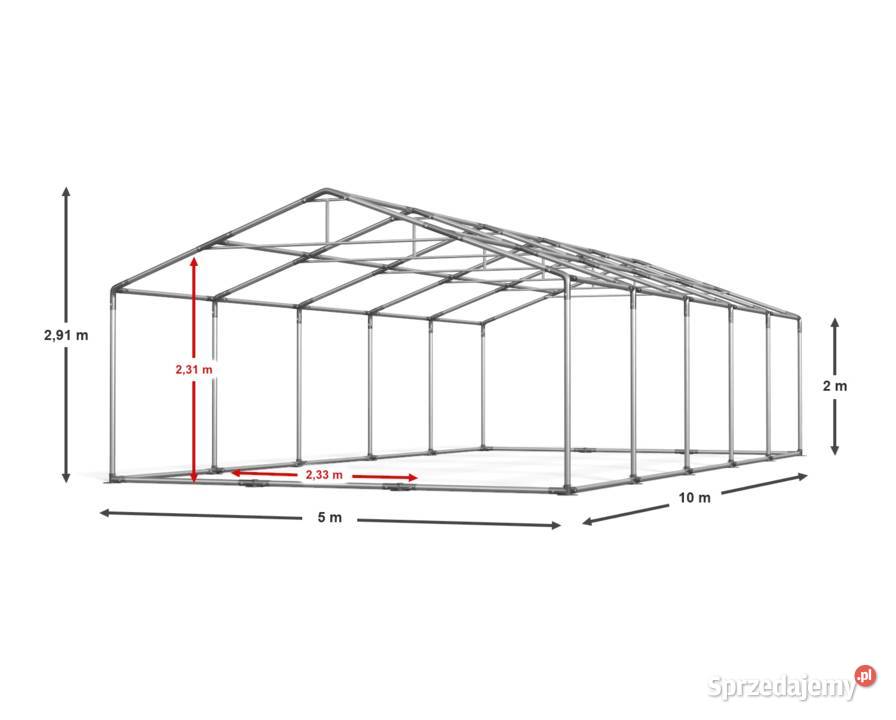 5x10x2m Namiot handlowy ogrodowy wystawowy dolnośląskie Wrocław