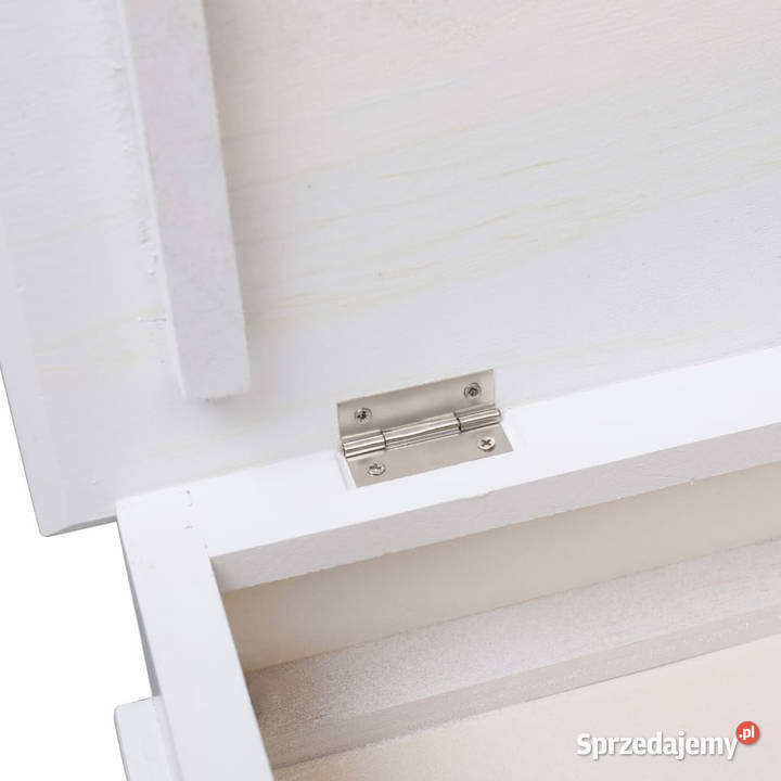 Szafka na buty biała 50 x 28 x 58 drewno Warszawa