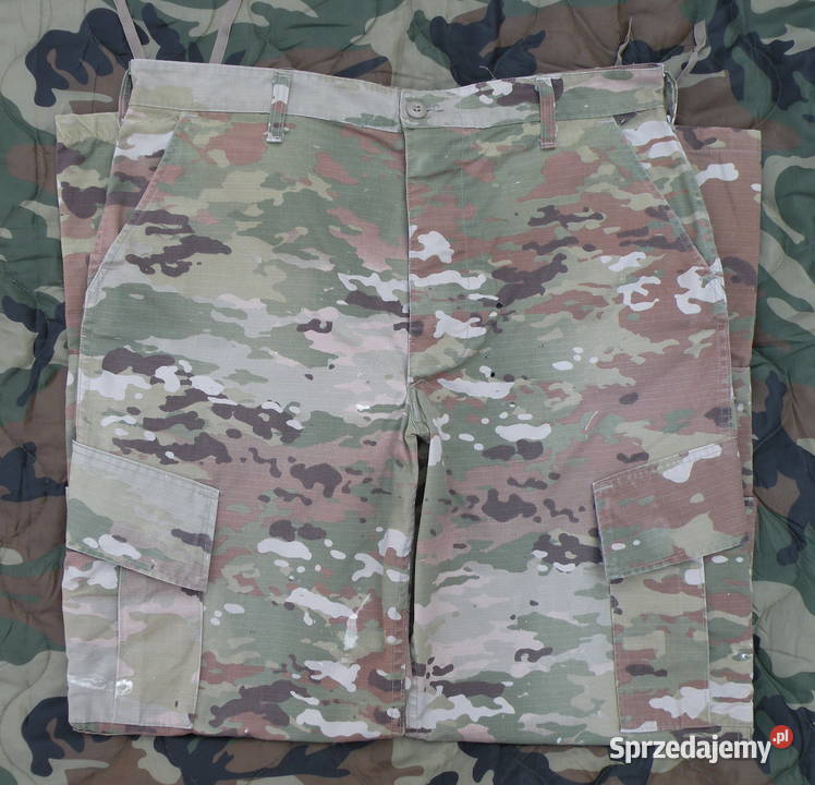 Spodnie ACU multicam OCP large long uszkodzone sprzedam