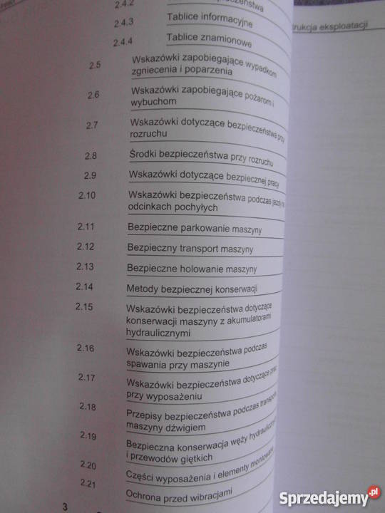 INSTRUKCJA OBSŁUGI DTR ŁADOWARKA LIEBHERR L544 i Szczecin