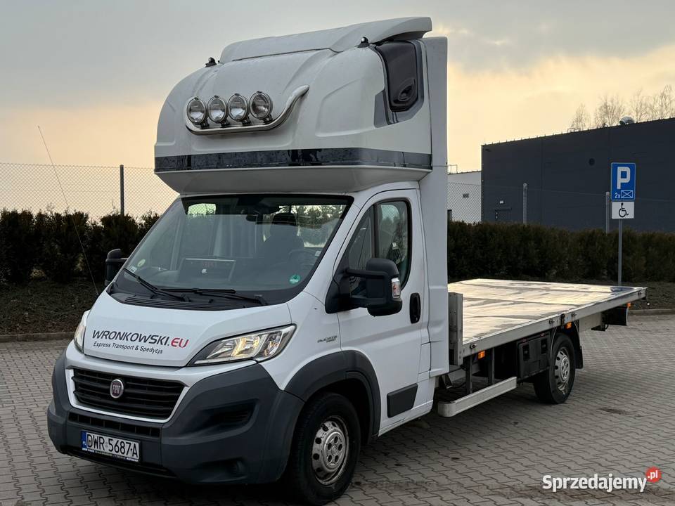 Fiat Ducato 30 180 skrzynia platforma 49m Rok produkcji 2014 Kobierzyce