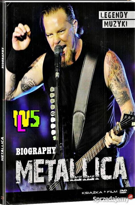 METALLICA LEGENDY MUZYKI DVD KSIĄŻKA Kalisz