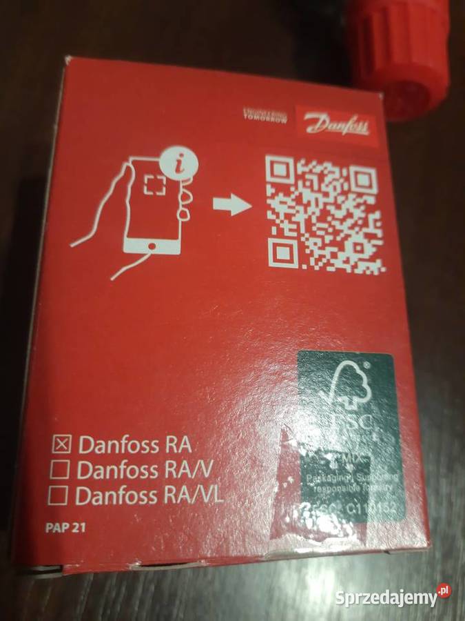 Danfoss Aero glowica i zawór termostatyczny