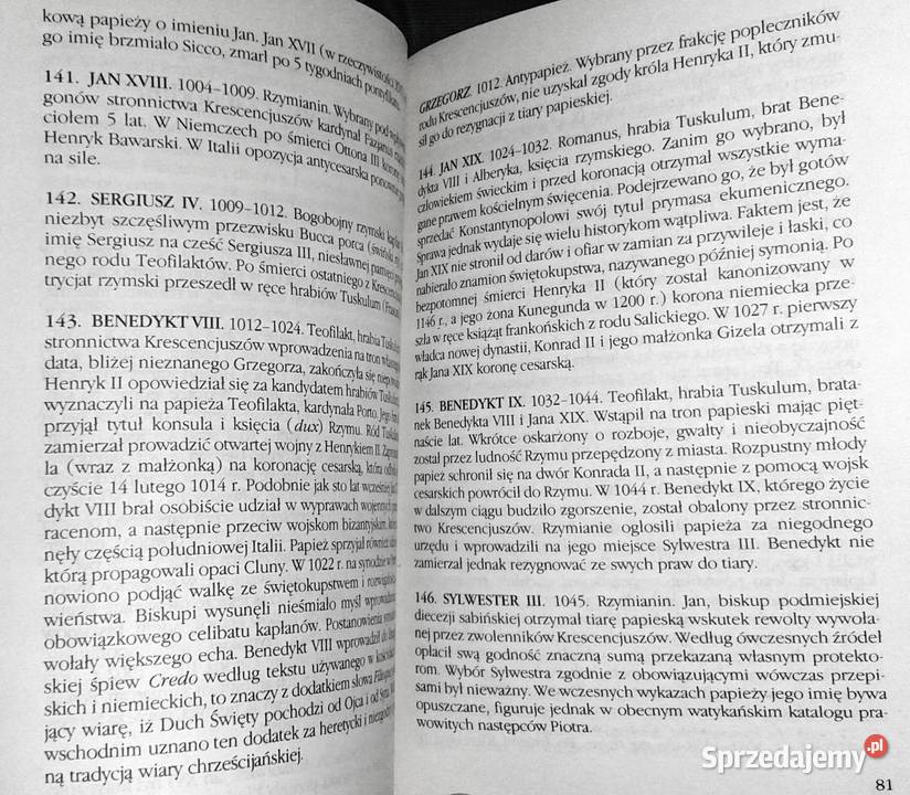 Poczet papieży Jan Wierusz Kowalski Chełm