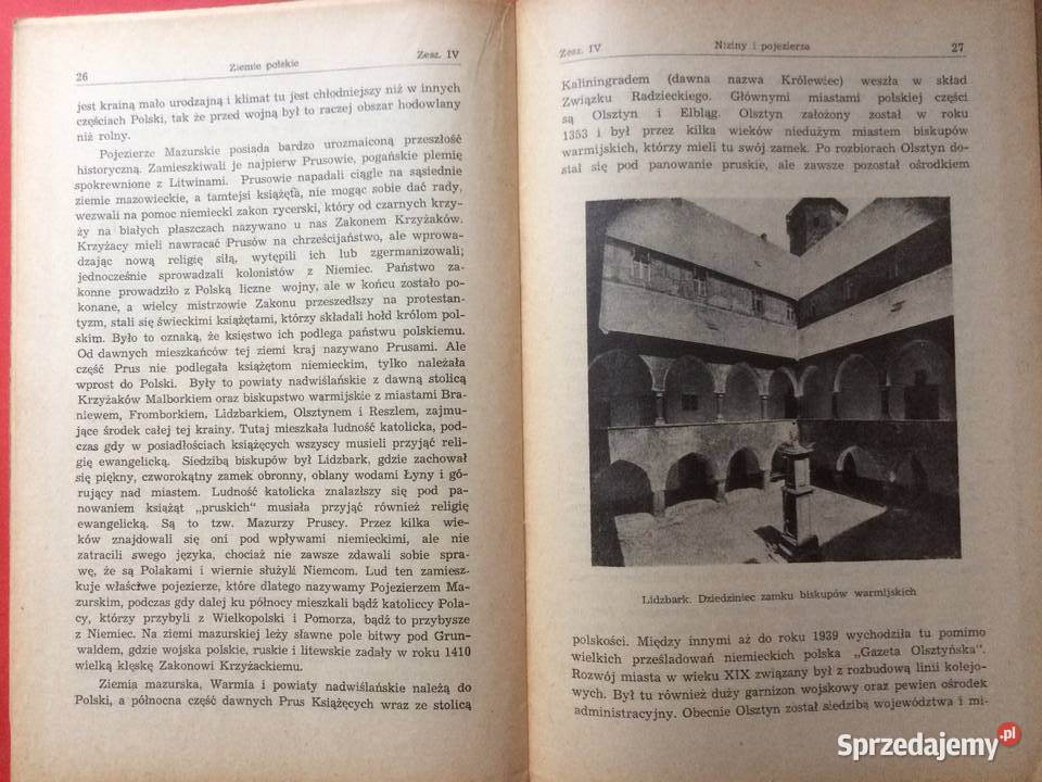 702 Niziny I Pojezierza Antykwariat Szczecin