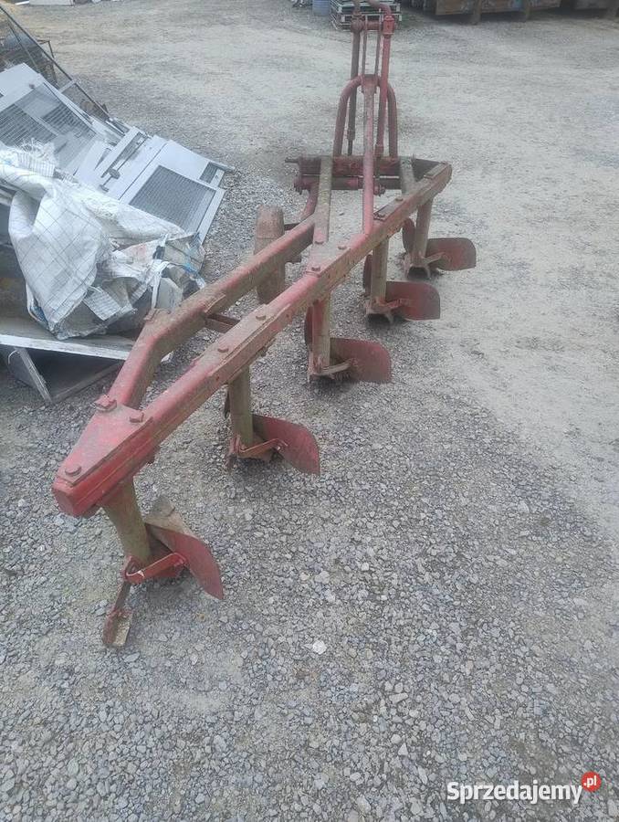 Pługi Unia Grudziądz 5 Skiby nieuszkodzony Maszyny rolnicze