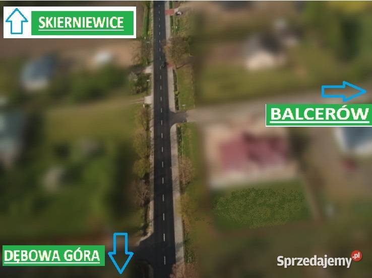Działka obręb Balcerów Skierniewice Dębowa Góra sprzedam