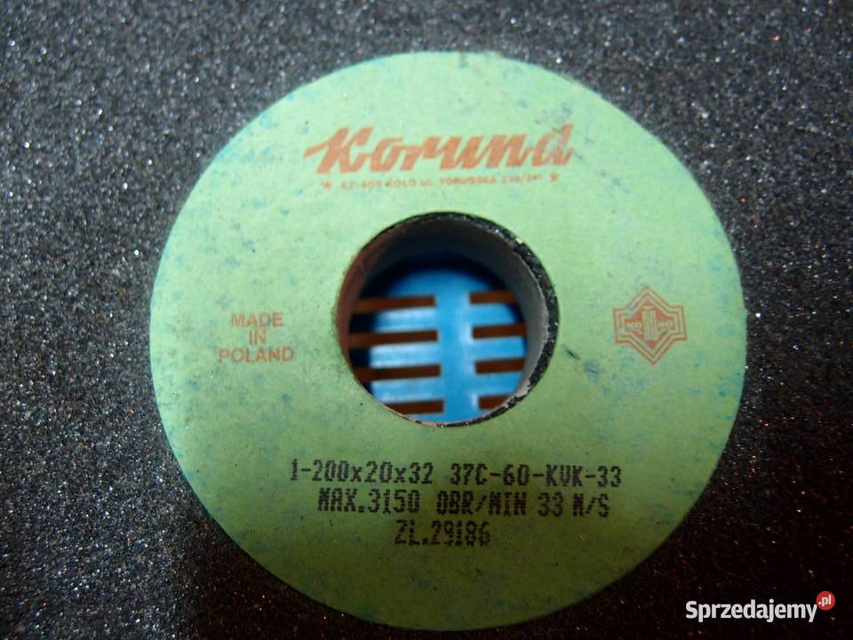 Kamień szlifierski 200x20x32 Korund 125x13x20 Łódź