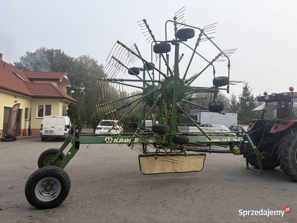 Zgrabiarka 2 karuzelowa Krone Swadro 900 nieuszkodzony Myszyniec