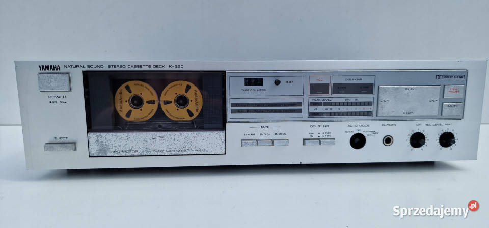 Magnetofon Yamaha K220 Stereo Cassette Deck Międzychód