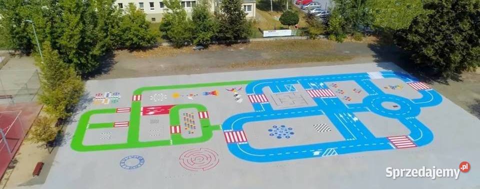 Stacjonarne miasteczko rowerowe nietypowe 13 wym Biznes i Przemysł Głogów
